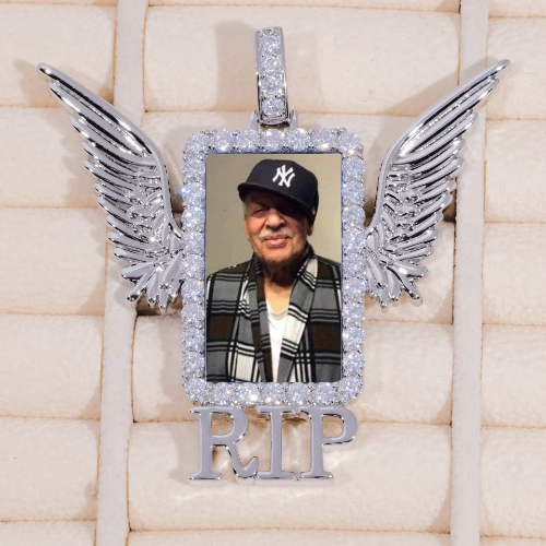 RIP WING 3D CUSTOM PICTURE PENDANT