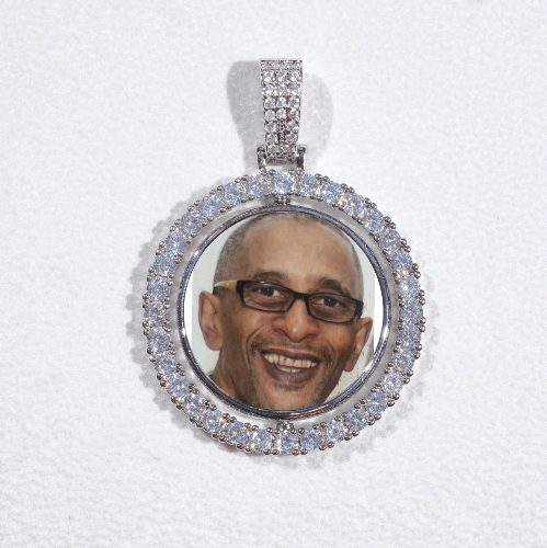 3D Spinning 2-Faced Custom Picture Pendant