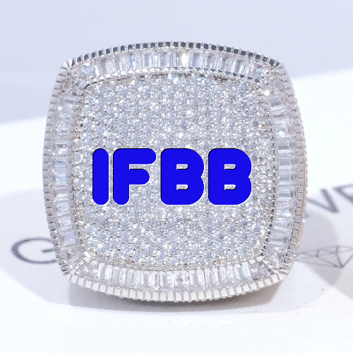 CUSTOM LETTER 3D ICED RING
