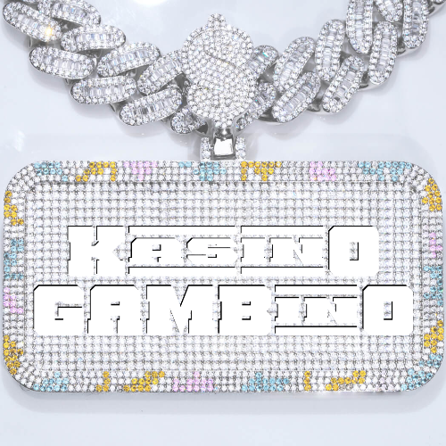 CUSTOM LETTER NECKLACE 3D COLORFUL SQUARE