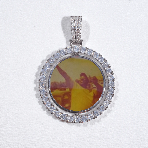 3D Spinning 2-Faced Custom Picture Pendant