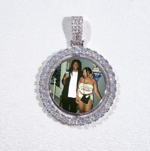 3D Spinning 2-Faced Custom Picture Pendant