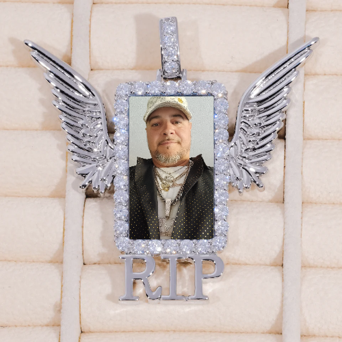 RIP WING 3D CUSTOM PICTURE PENDANT