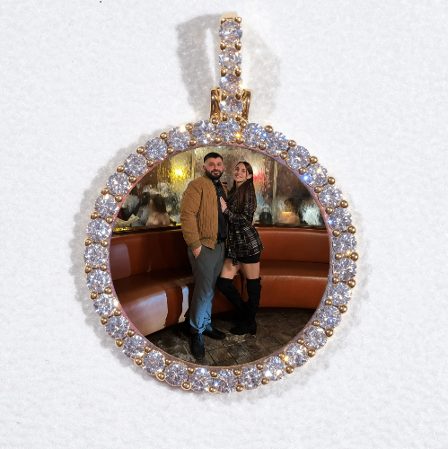 3D CIRCLE CUSTOM PICTURE PENDANT SMALL SIZE