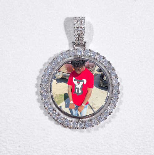 3D Spinning 2-Faced Custom Picture Pendant