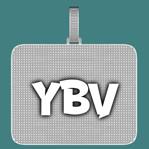 CUSTOM LETTER NECKLACE 3D BIG SQUARE