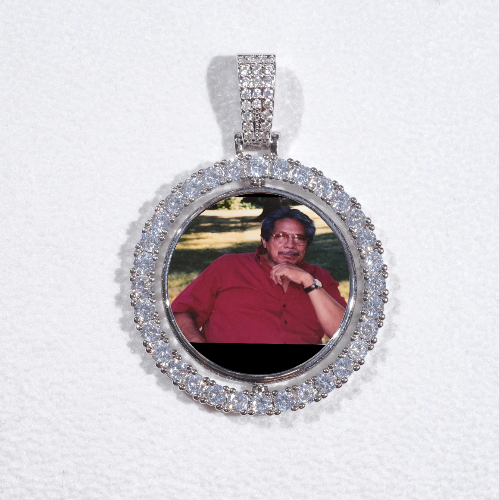 3D Spinning 2-Faced Custom Picture Pendant