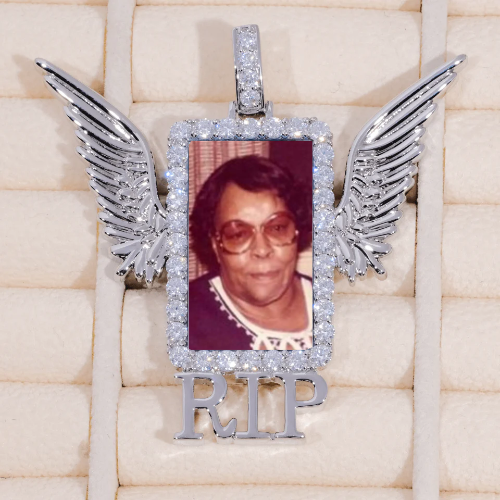 RIP WING 3D CUSTOM PICTURE PENDANT