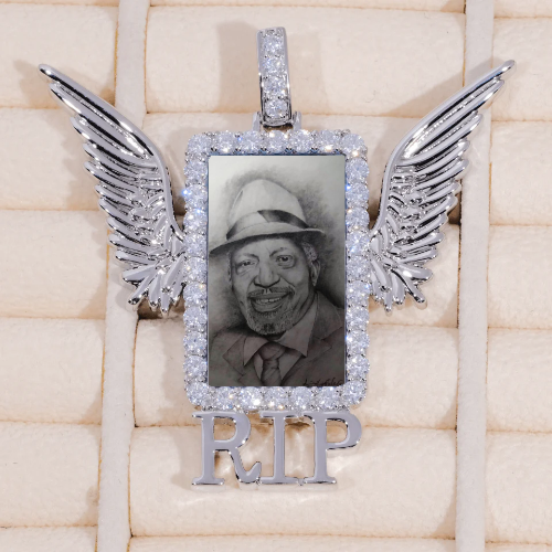 RIP WING 3D CUSTOM PICTURE PENDANT