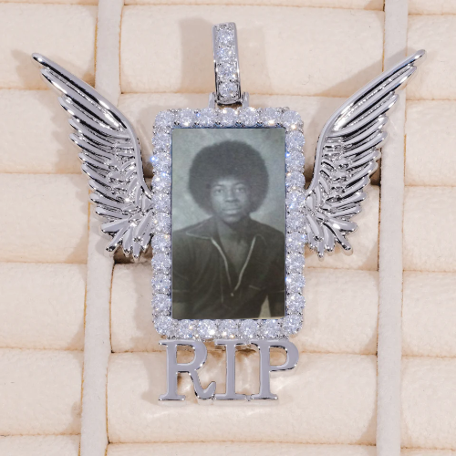 RIP WING 3D CUSTOM PICTURE PENDANT