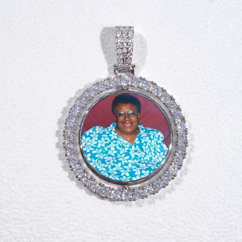 3D Spinning 2-Faced Custom Picture Pendant