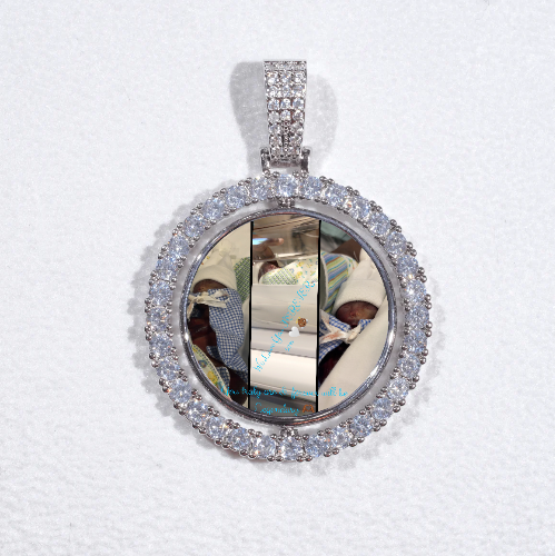 3D Spinning 2-Faced Custom Picture Pendant