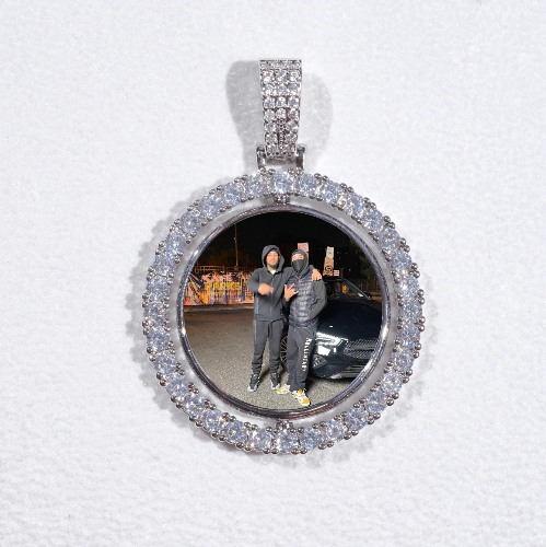 3D Spinning 2-Faced Custom Picture Pendant