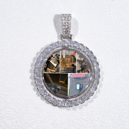 3D Spinning 2-Faced Custom Picture Pendant