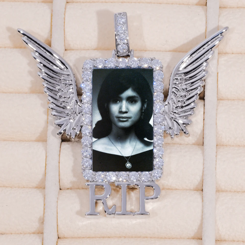 RIP WING 3D CUSTOM PICTURE PENDANT