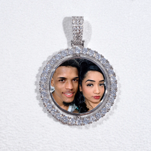 3D Spinning 2-Faced Custom Picture Pendant