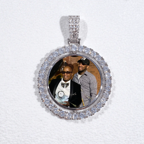3D Spinning 2-Faced Custom Picture Pendant