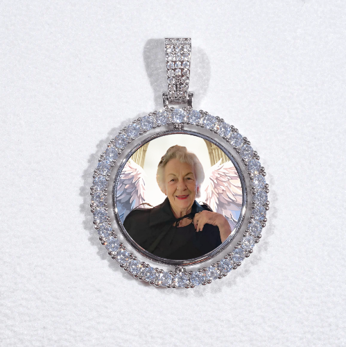 3D Spinning 2-Faced Custom Picture Pendant