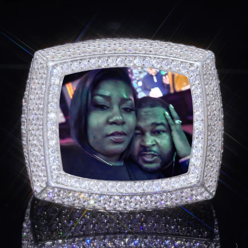 3D CUSTOM PICTURE ICED RING