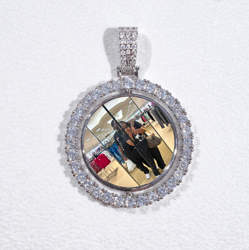 3D Spinning 2-Faced Custom Picture Pendant