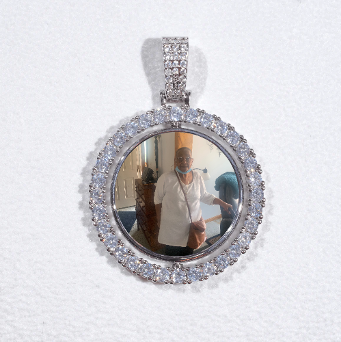 3D Spinning 2-Faced Custom Picture Pendant