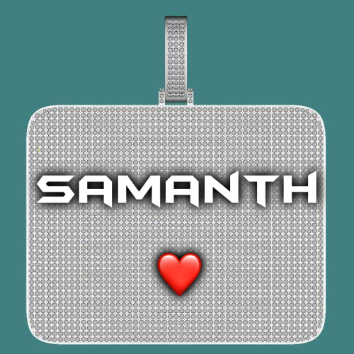 CUSTOM LETTER NECKLACE 3D BIG SQUARE