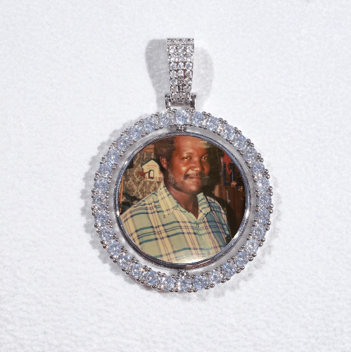 3D Spinning 2-Faced Custom Picture Pendant