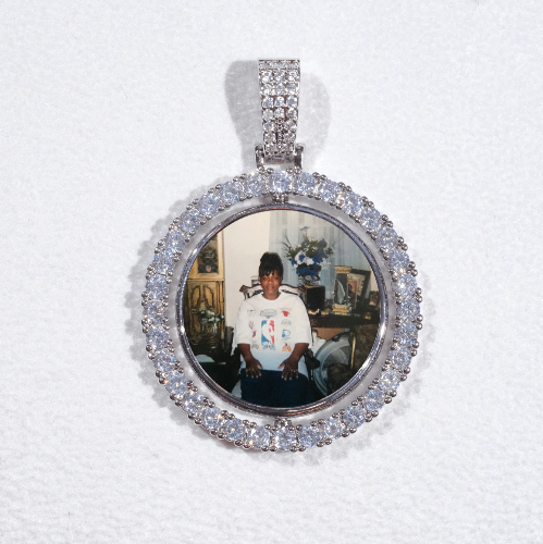 3D Spinning 2-Faced Custom Picture Pendant