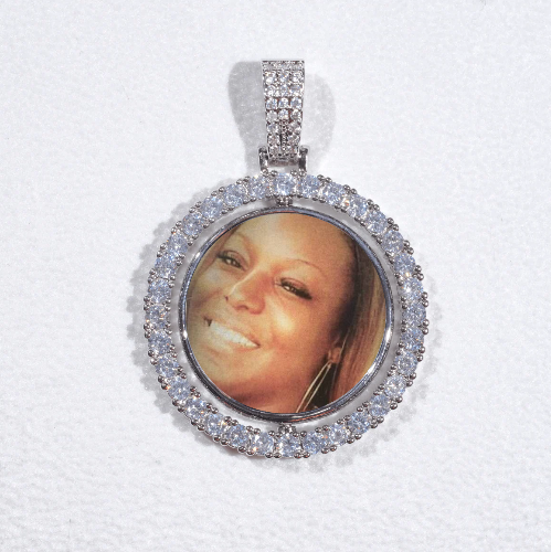 3D Spinning 2-Faced Custom Picture Pendant