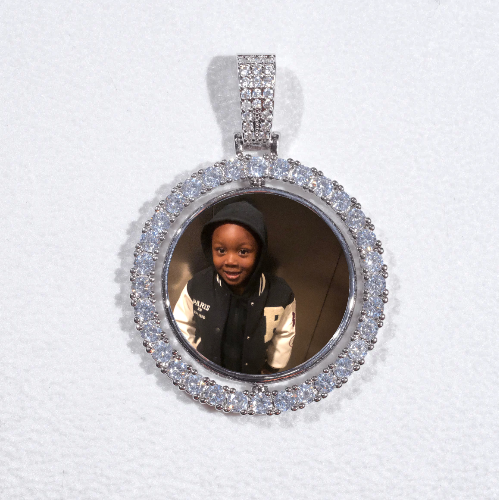 3D Spinning 2-Faced Custom Picture Pendant