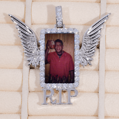 RIP WING 3D CUSTOM PICTURE PENDANT