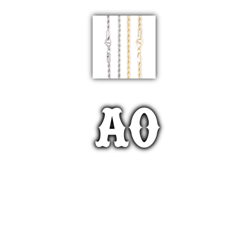Custom Letters Freibeuter Font Necklace