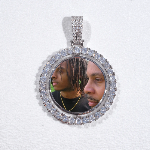 3D Spinning 2-Faced Custom Picture Pendant