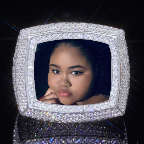3D CUSTOM PICTURE ICED RING
