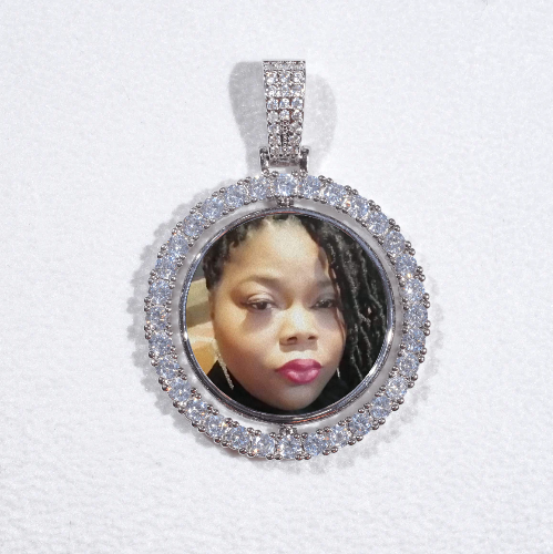 3D Spinning 2-Faced Custom Picture Pendant