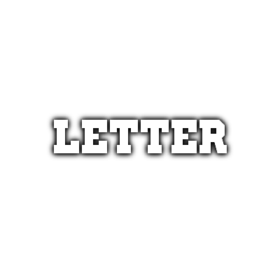 Custom Letters Two Layer Glow In The Dark Necklace