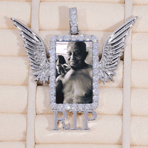 RIP WING 3D CUSTOM PICTURE PENDANT