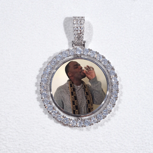 3D Spinning 2-Faced Custom Picture Pendant