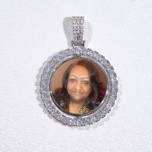 3D Spinning 2-Faced Custom Picture Pendant