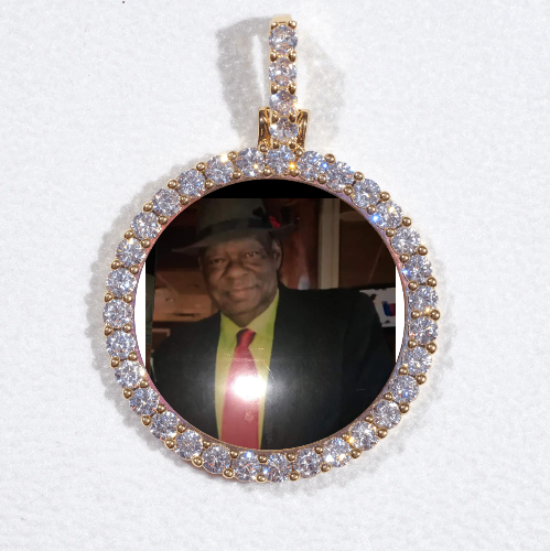 3D CIRCLE CUSTOM PICTURE PENDANT SMALL SIZE