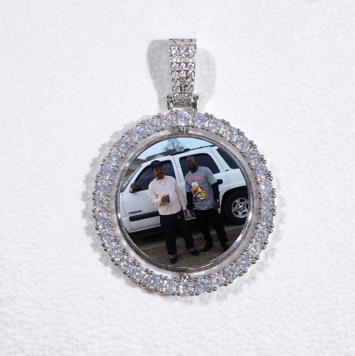 3D Spinning 2-Faced Custom Picture Pendant