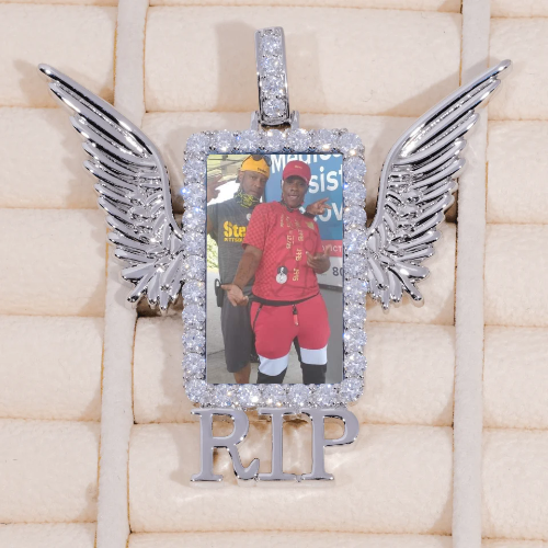 RIP WING 3D CUSTOM PICTURE PENDANT