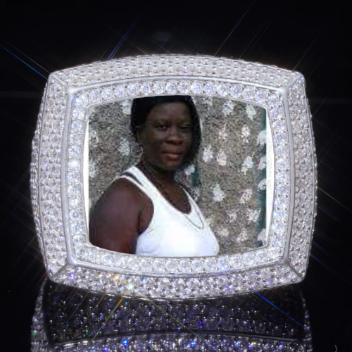 3D CUSTOM PICTURE ICED RING