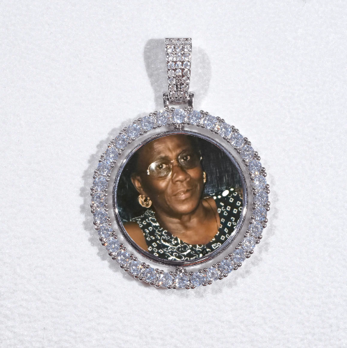 3D Spinning 2-Faced Custom Picture Pendant