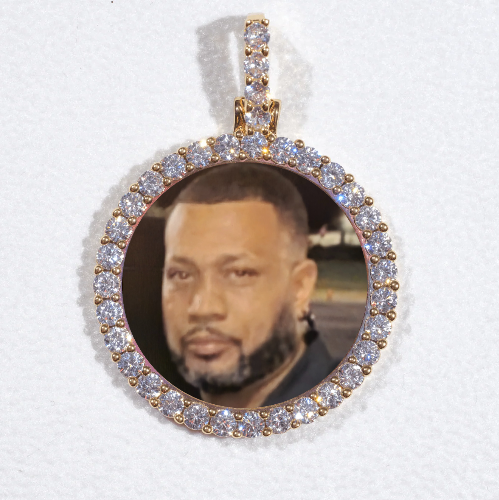 3D CIRCLE CUSTOM PICTURE PENDANT SMALL SIZE