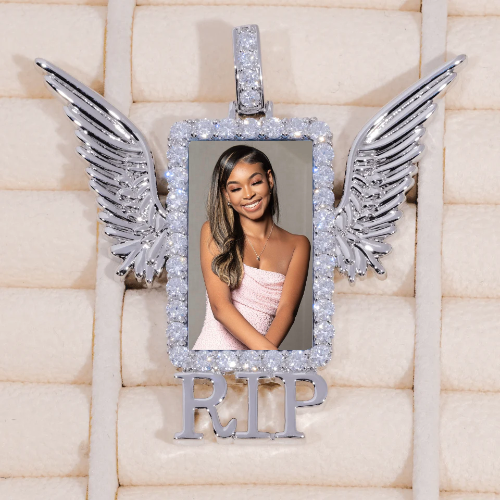 RIP WING 3D CUSTOM PICTURE PENDANT