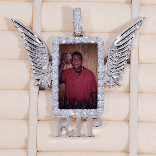RIP WING 3D CUSTOM PICTURE PENDANT