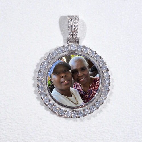 3D Spinning 2-Faced Custom Picture Pendant