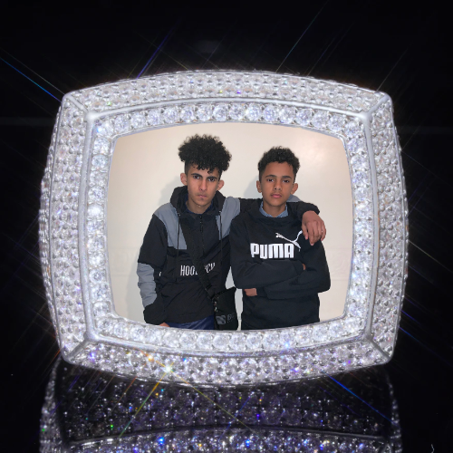 3D CUSTOM PICTURE ICED RING