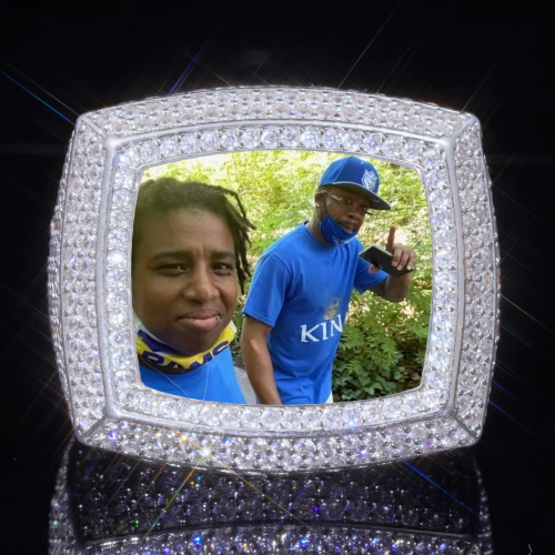 3D CUSTOM PICTURE ICED RING